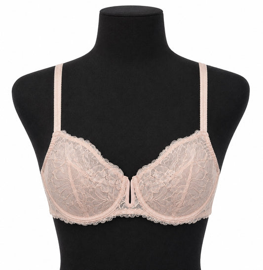 Auden Light Pink Unlined Balconette Underwire Bra (36A)