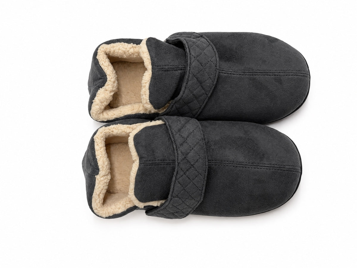 Zizor Gray Slippers (W 8)