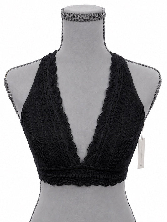 Auden Black Unlined Racerback Bralette (XS)