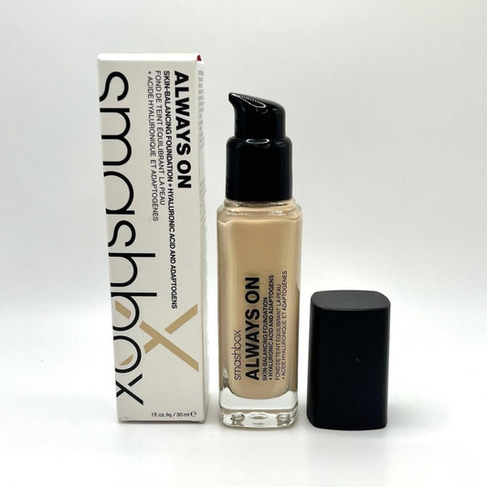 Smashbox Always On Skin-Balancing Foundation + Hyaluronic Acid & Adaptogen (F30-N)