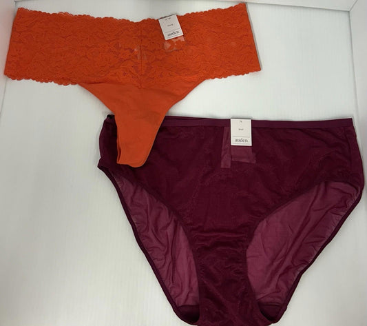 Auden Underwear Variety 4 Pack- Size 1X