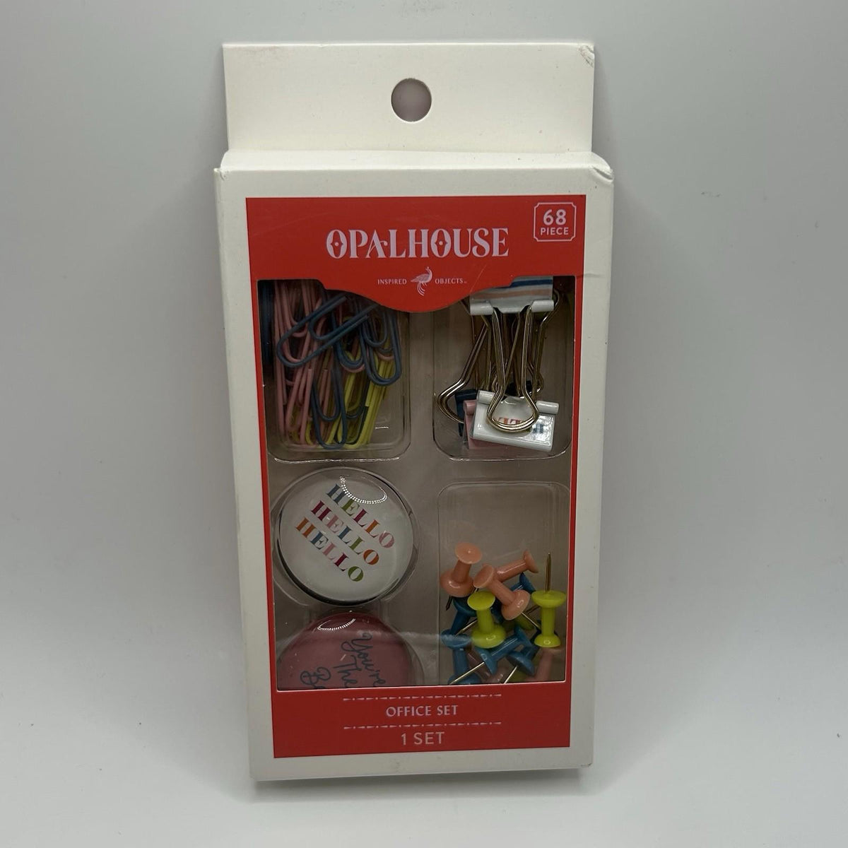 Opal House 68 Piece Colorful Office Set