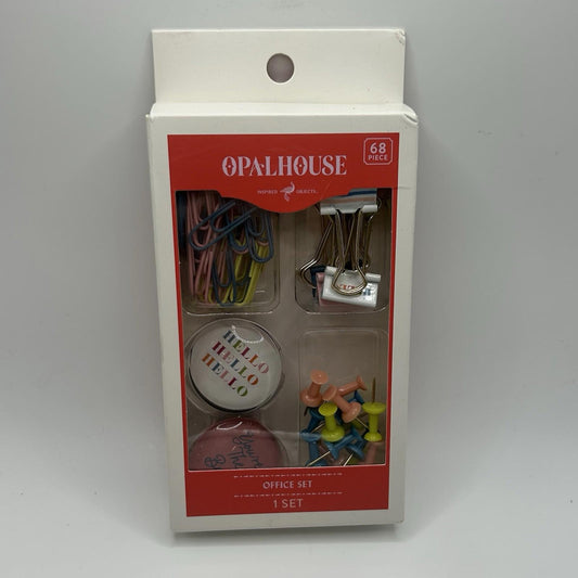 Opal House 68 Piece Colorful Office Set