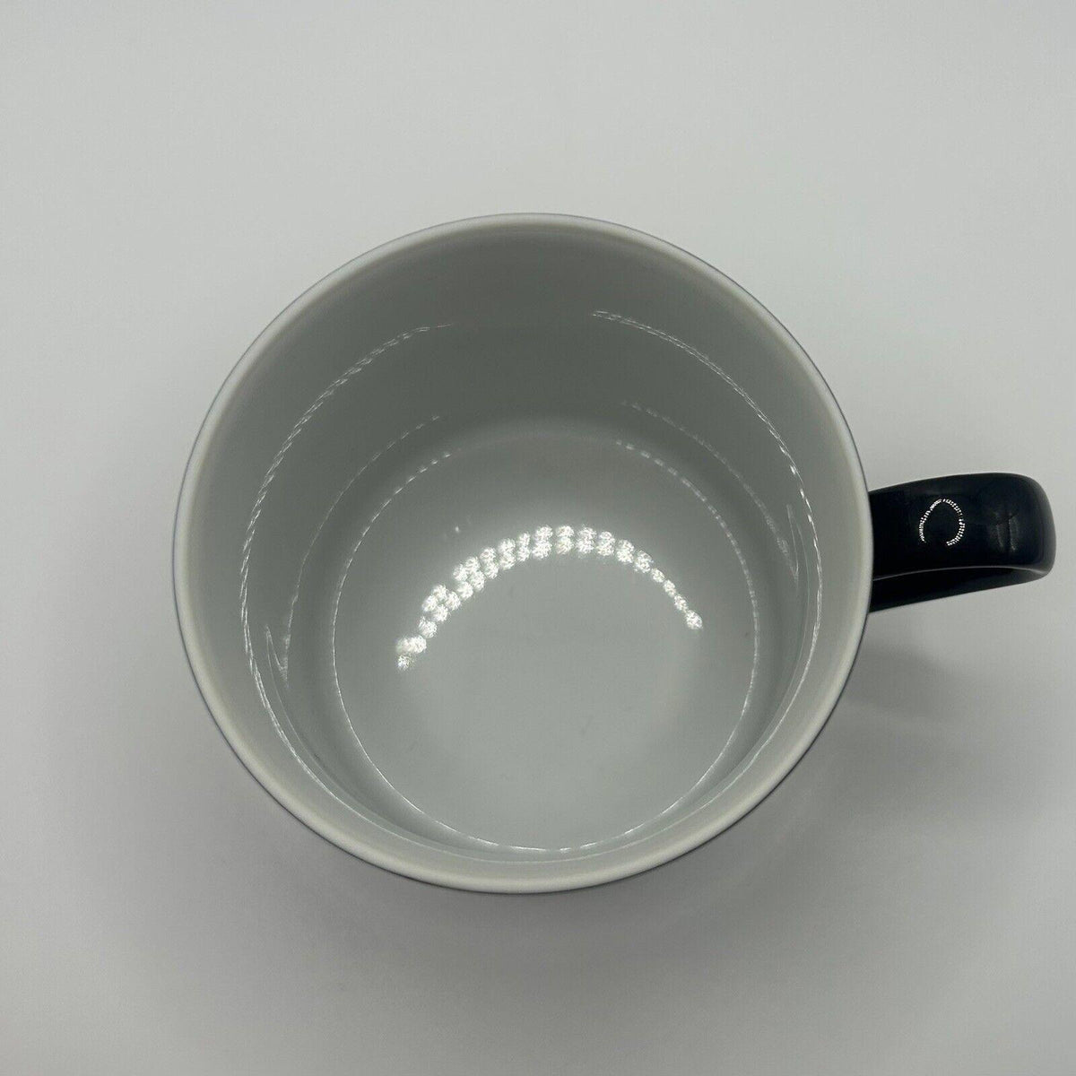 DANSK Midnight Black & White Coffee Mug