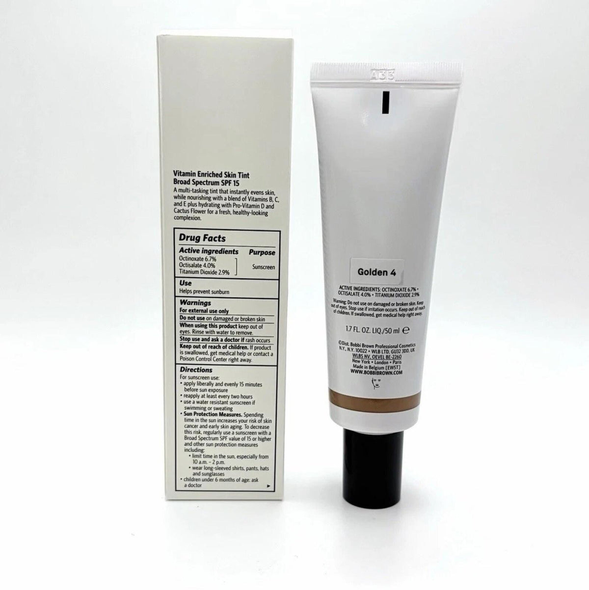 Bobbi Brown Vitamin Enriched Skin Tint SPF 15  (Golden 4)