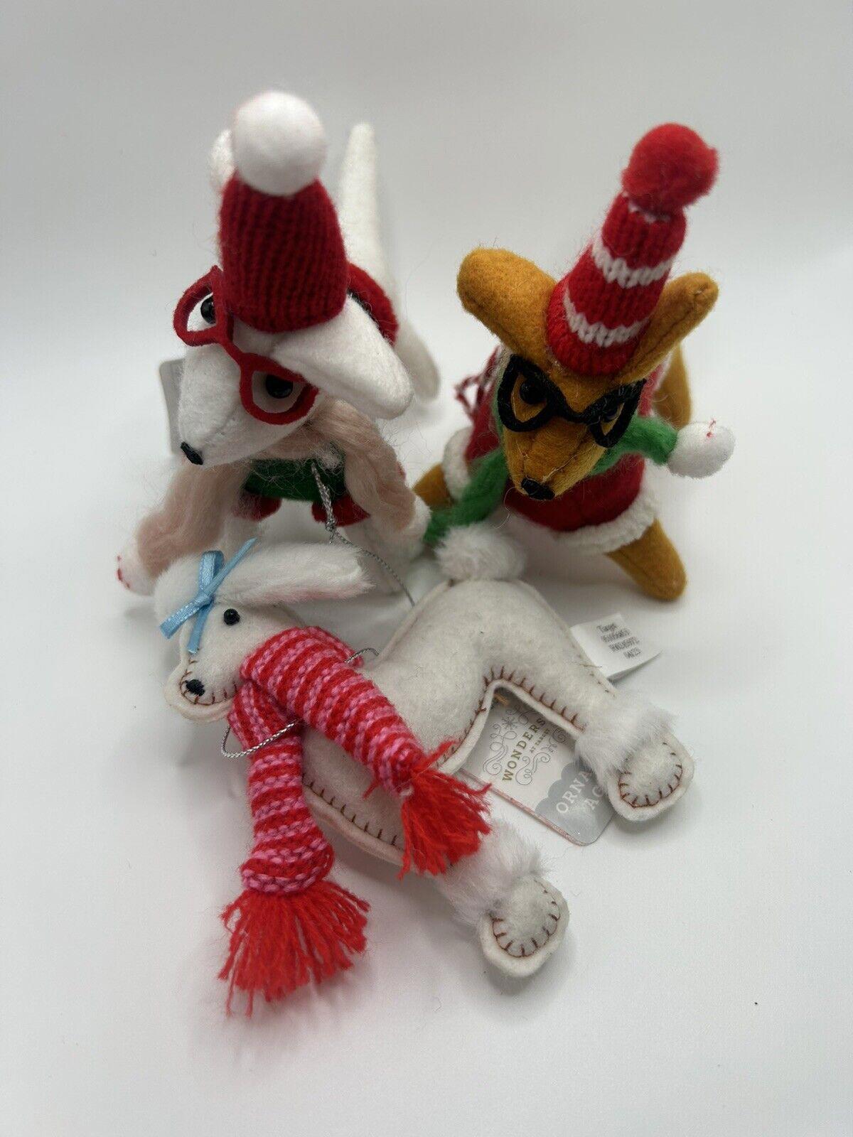 Wondershop Dogs Ornament Set 3 Count