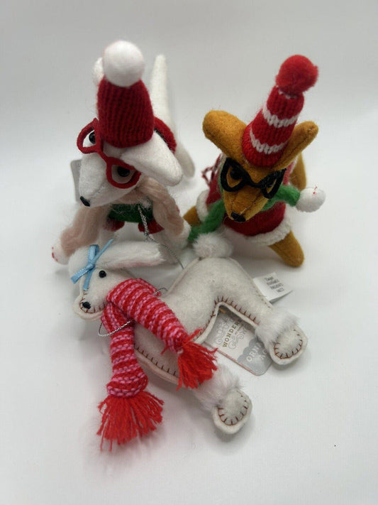 Wondershop Dogs Ornament Set 3 Count