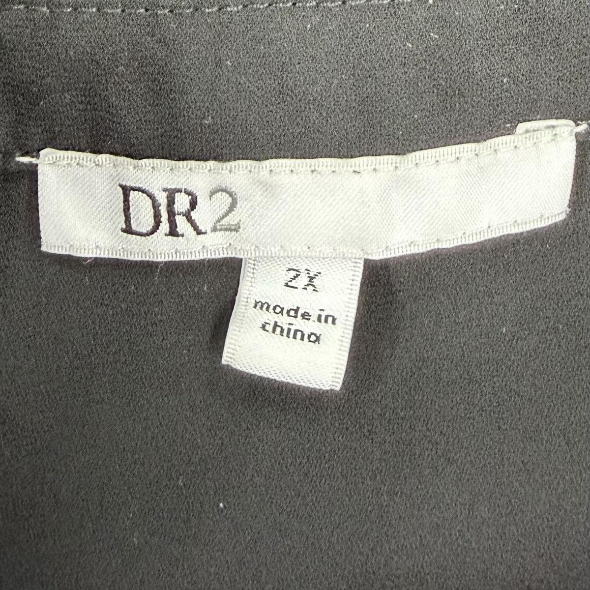 DR2 Black Sleeveless Blouse (2X)