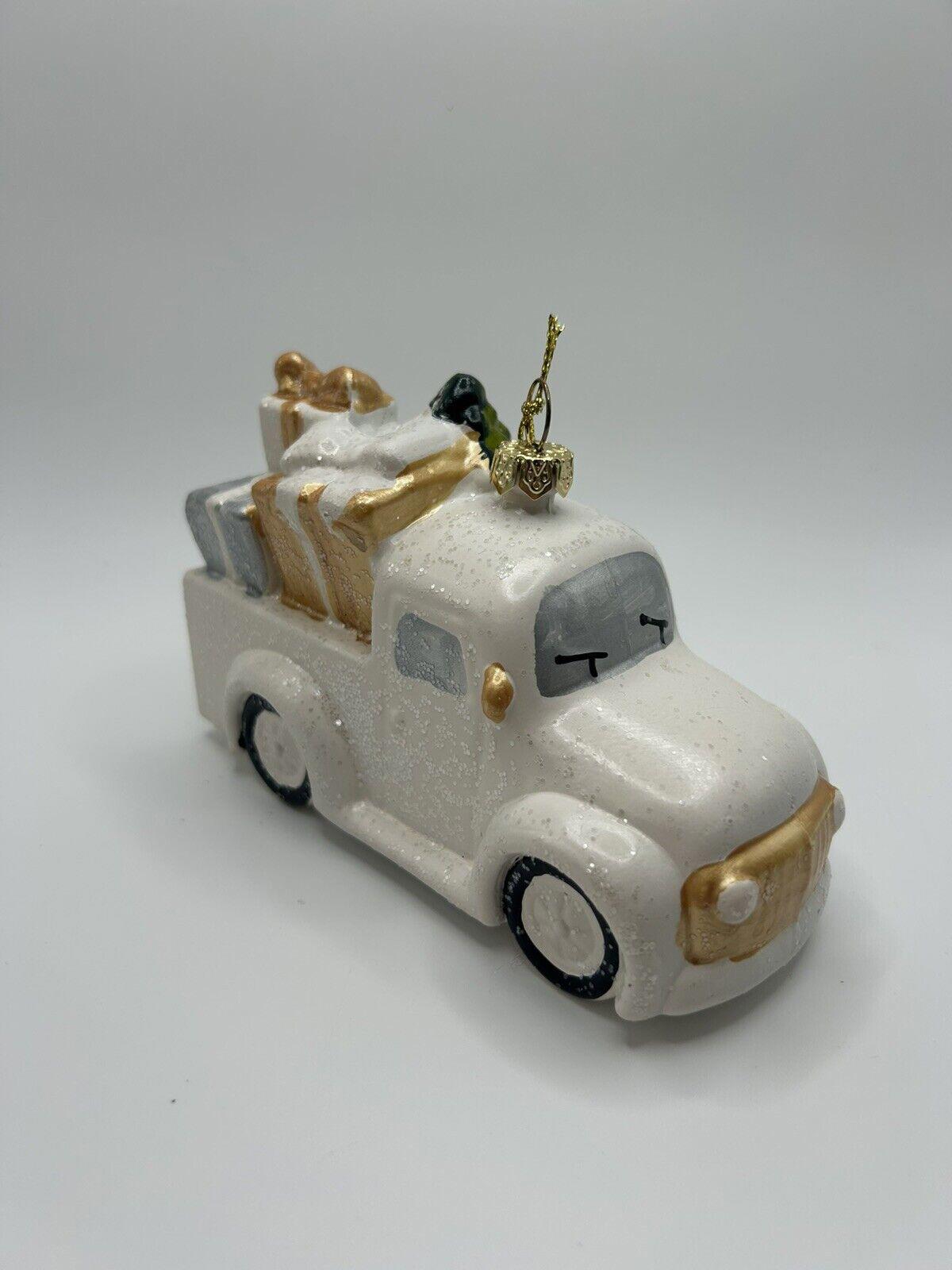 Wondershop Glittery Cars Ornament Set 4 Count