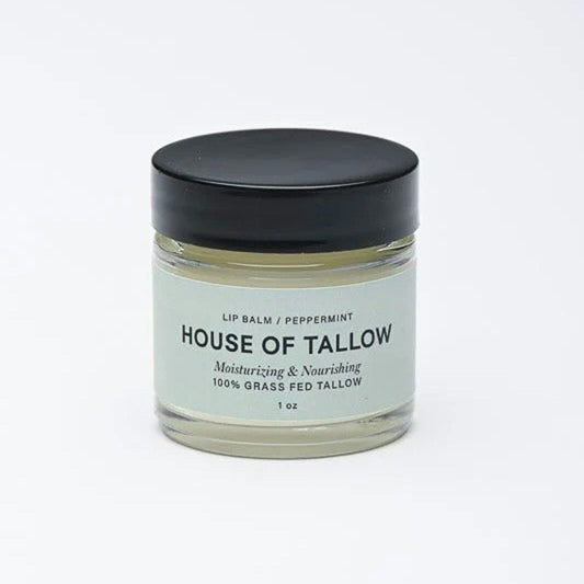 House of Tallow Peppermint  100% Grass Fed Tallow Lip Balm