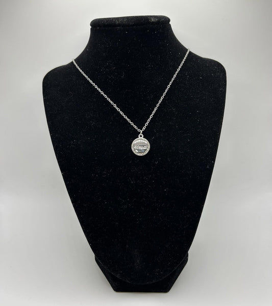 Lovita & Co. Silver Color Long Chain DREAM Charm Necklace
