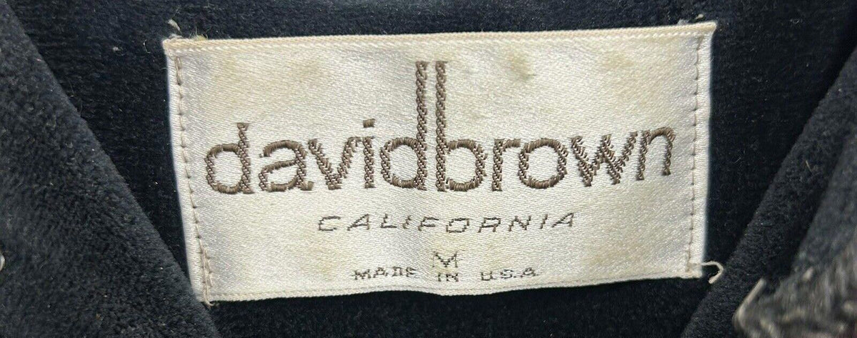 David Brown California Black Quarter Zip Gown (M)