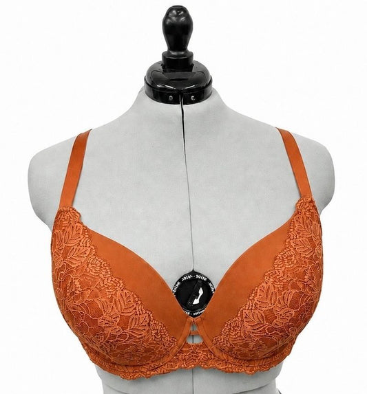 Auden Burnt Orange Lightly Lined Balconette Underwire Bra (42DD)